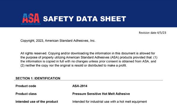 Safety Data Sheet
